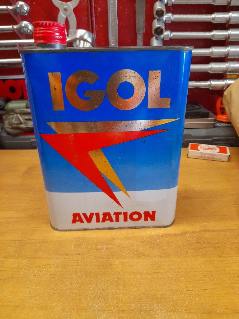ancien bidon huile vide igol aviation, Envoi, Utilisé, Autres types