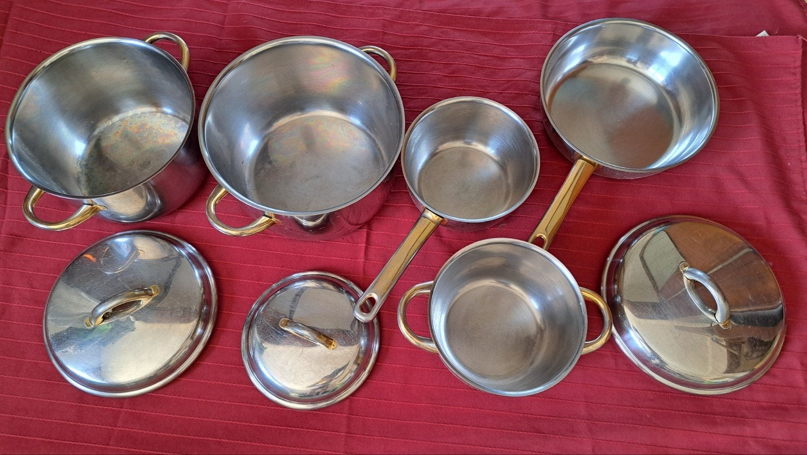 Potten- en pannenset 5-delig, Ophalen