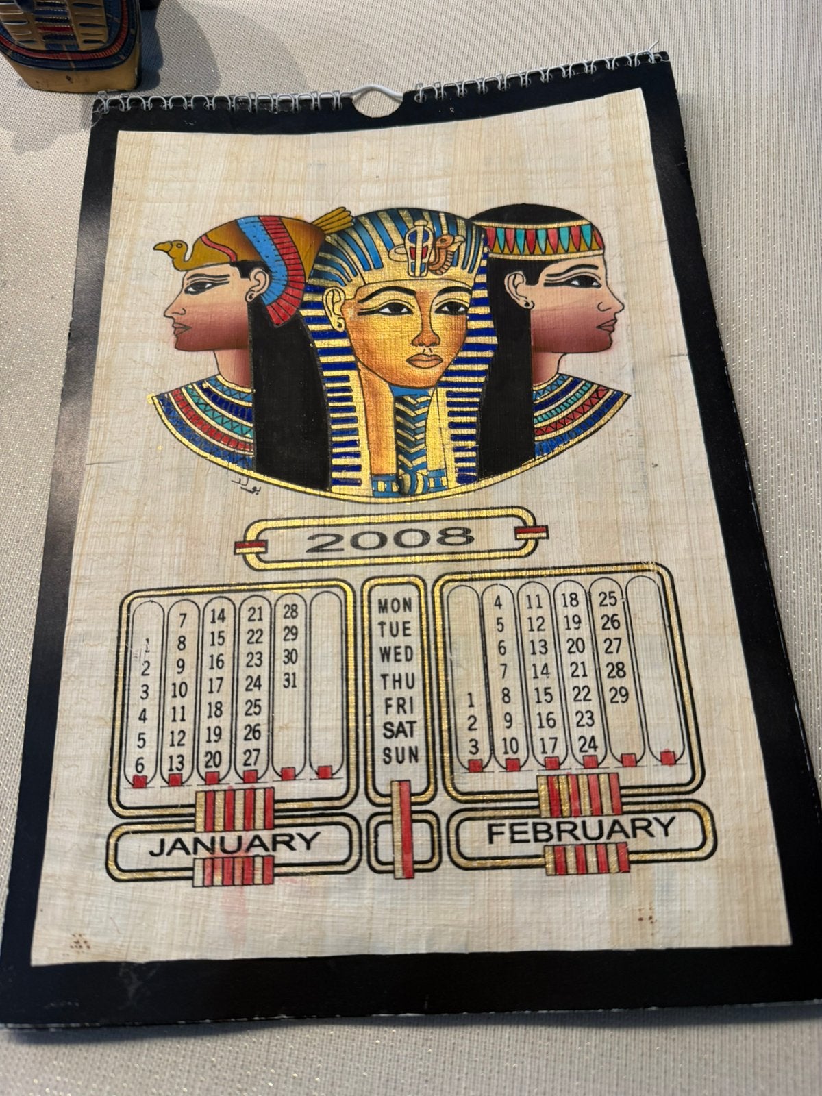 Kalender papyrus, Enlèvement ou Envoi, Comme neuf