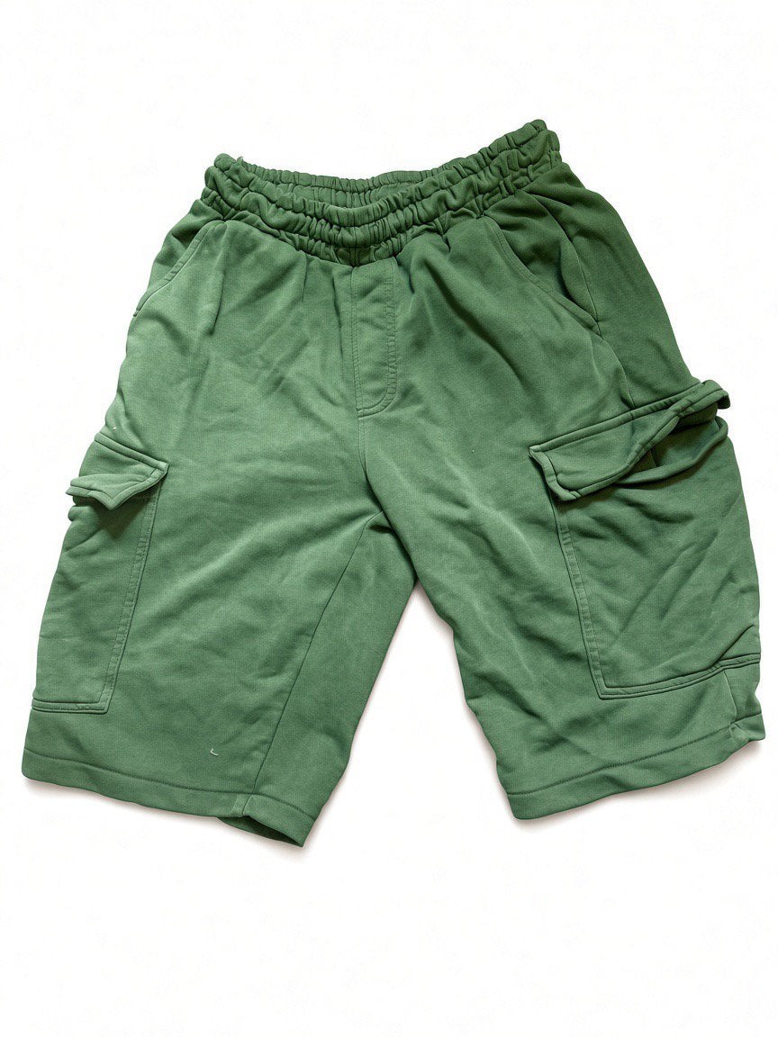 Groene korte cargo broek maat 164cm 14y/a, Ophalen of Verzenden, Zo goed als nieuw, Maat 48/50 (M), Groen