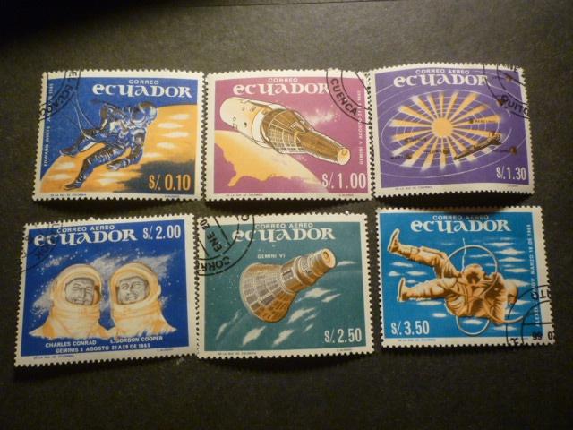 Ecuador/Équateur 1966 Mi 1208/1213(o) Gestempeld/Oblitéré, Envoi