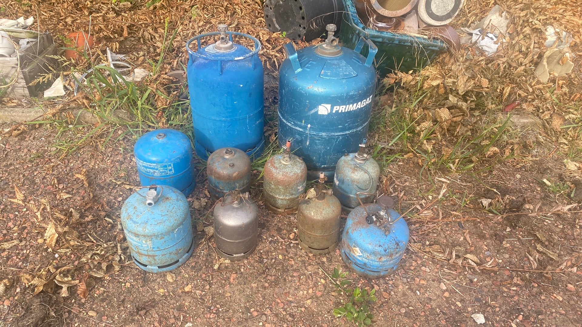 Gasbussen gasfles, Enlèvement, Utilisé, Outillage ou Accessoires