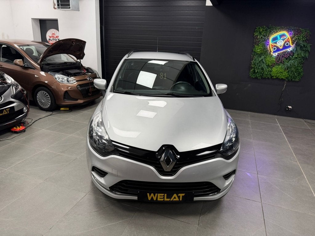 RENAULT CLIO 2018 BENZINE 134.000 KM TOP STAAT, Autos, Bluetooth, Argent ou Gris, Achat, Euro 6