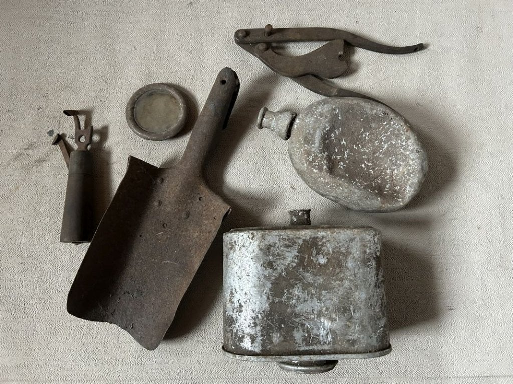 ABBL relics wo2, Verzamelen, Ophalen of Verzenden, Landmacht, Hulzen of Bodemvondsten