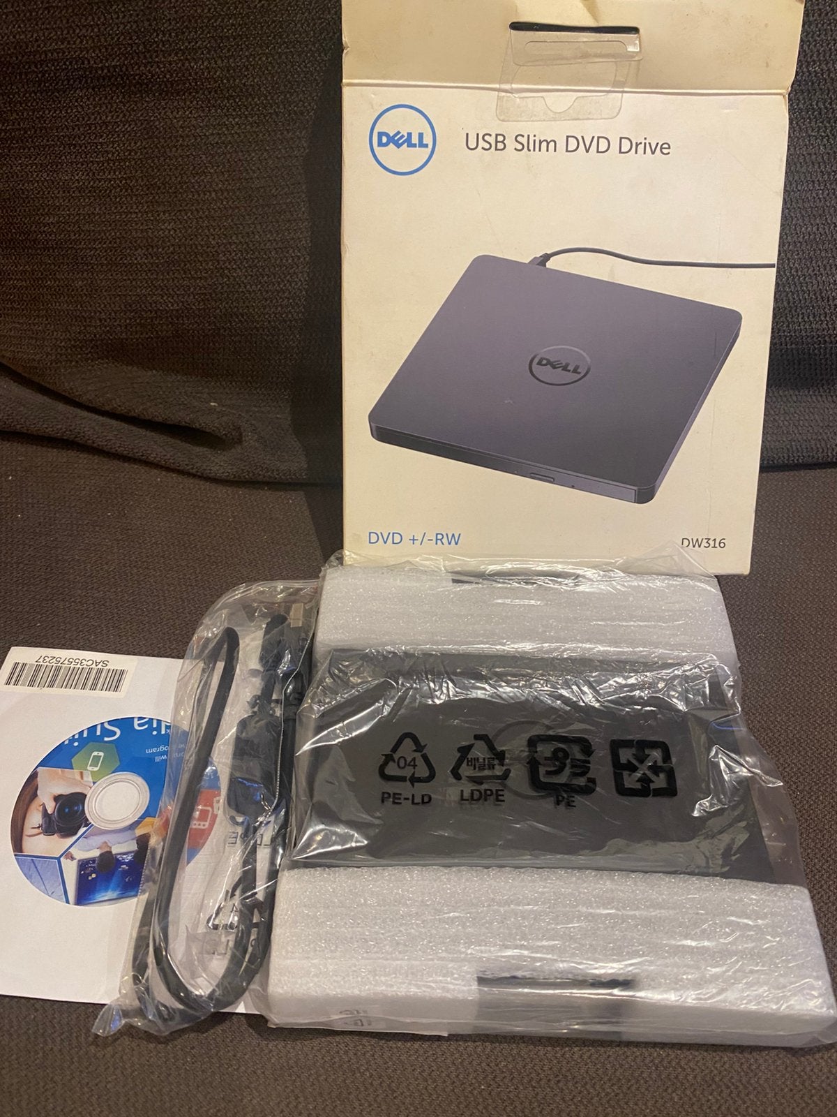 Lecteur DVD externe +/- rw Dell DW316, Informatique & Logiciels, Enlèvement ou Envoi, Cd, Externe, Comme neuf