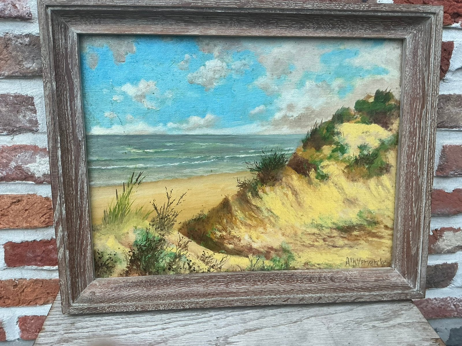 Albert Vervarcke, artiste ostendais oublié  l'huile/board, Antiquités & Art, Enlèvement ou Envoi