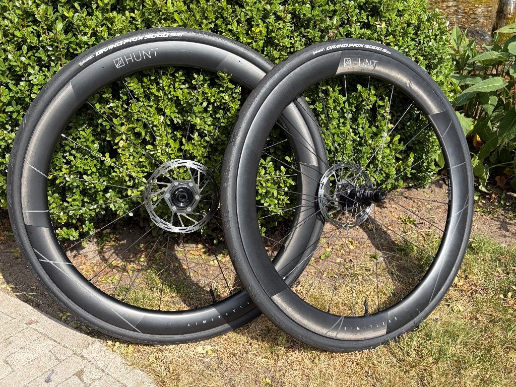 Hunt Sub50 Limitless Aero Disc wielen, Vélos & Vélomoteurs, Vélos Pièces, Comme neuf, Enlèvement, Carbone, Racefiets