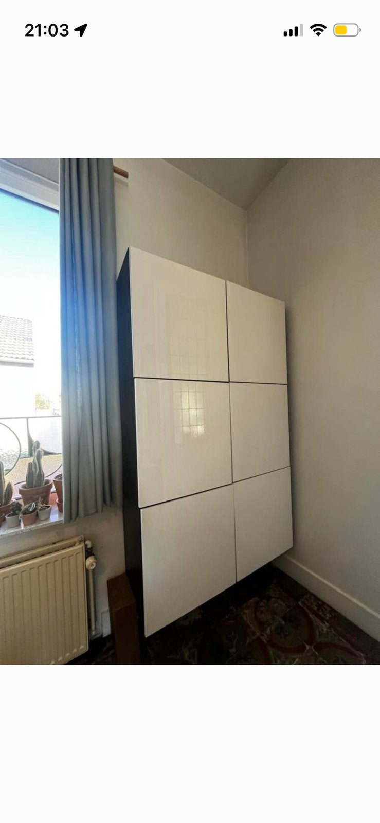Combinaison d'armoires murales Besta Ikea 6 pièces, Maison & Meubles, Armoires | Penderies & Garde-robes, Utilisé, 100 à 150 cm
