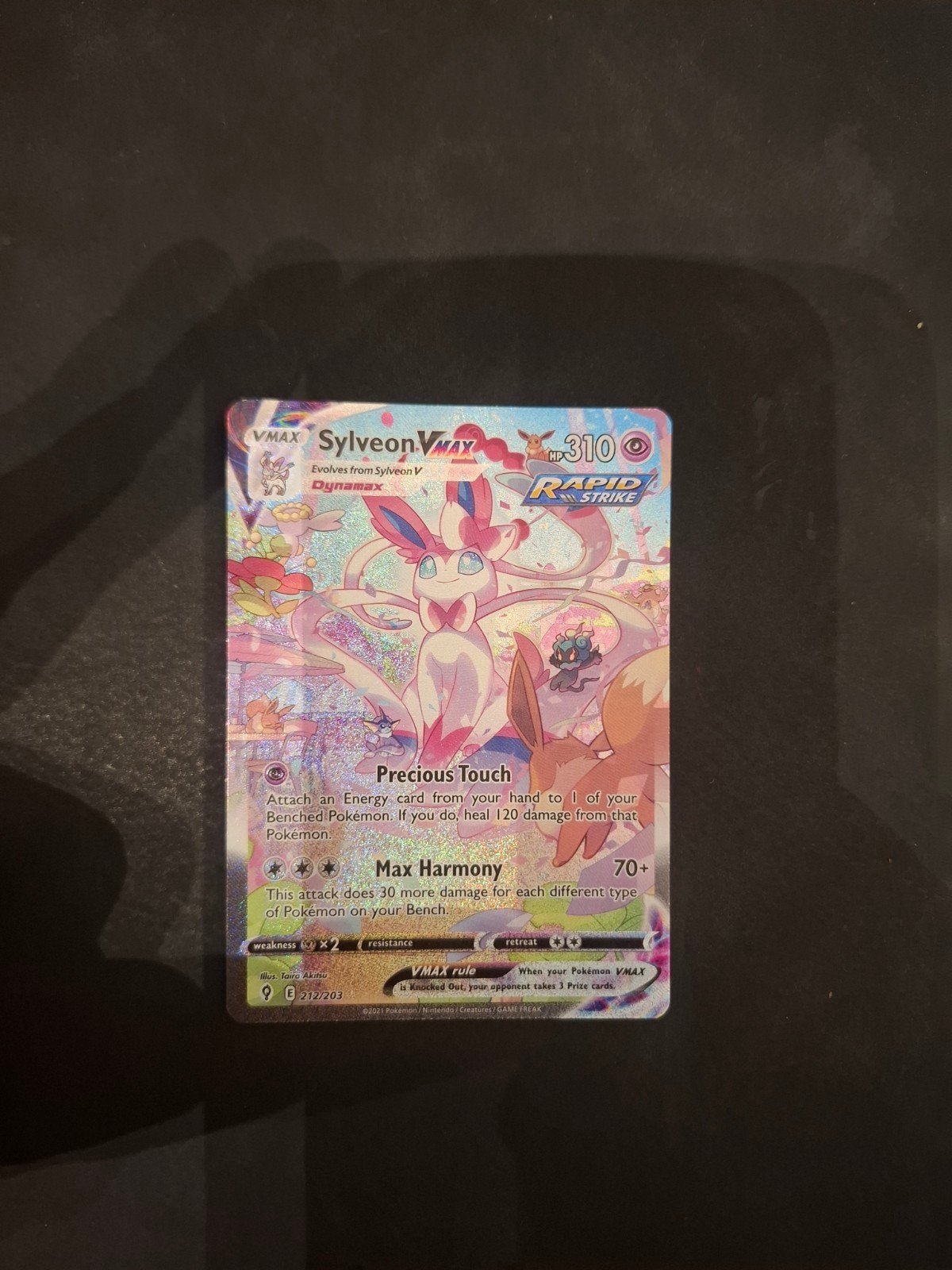 Sylveon VMAX Alternate Art Secret Rare 212/203 – Evolving Sk, Enlèvement ou Envoi