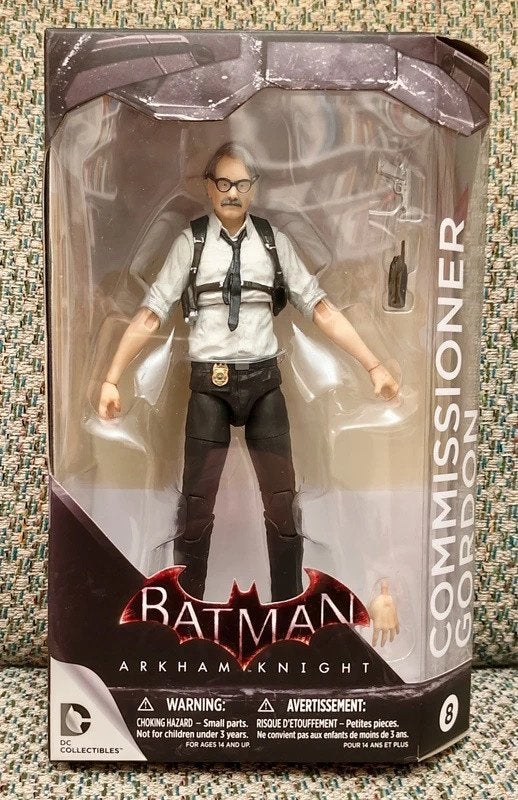 Batman Arkham Knight - Commissioner Gordon Action Figure, Verzamelen, Ophalen of Verzenden, Zo goed als nieuw