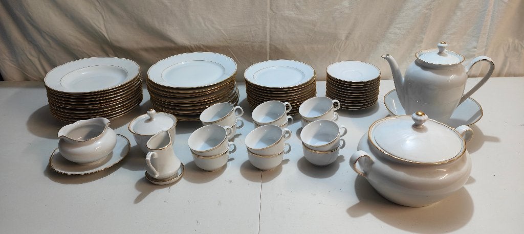 Service complet 12 pièces en Porcelaine:Bareuther., Antiek en Kunst, Antiek | Servies compleet, Ophalen