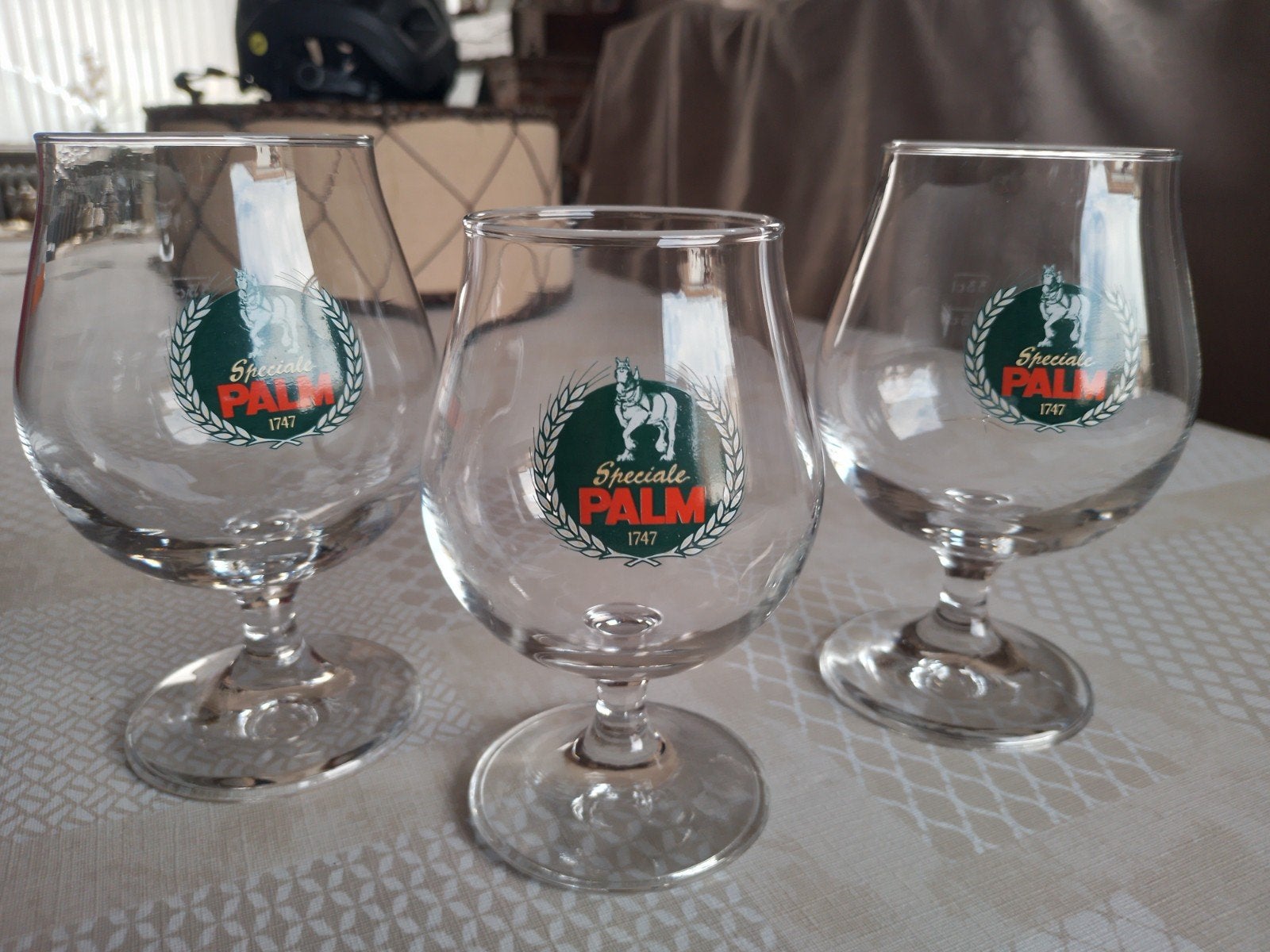 3 Palmglazen, Verzamelen, Biermerken, Ophalen of Verzenden, Zo goed als nieuw, Glas of Glazen, Palm