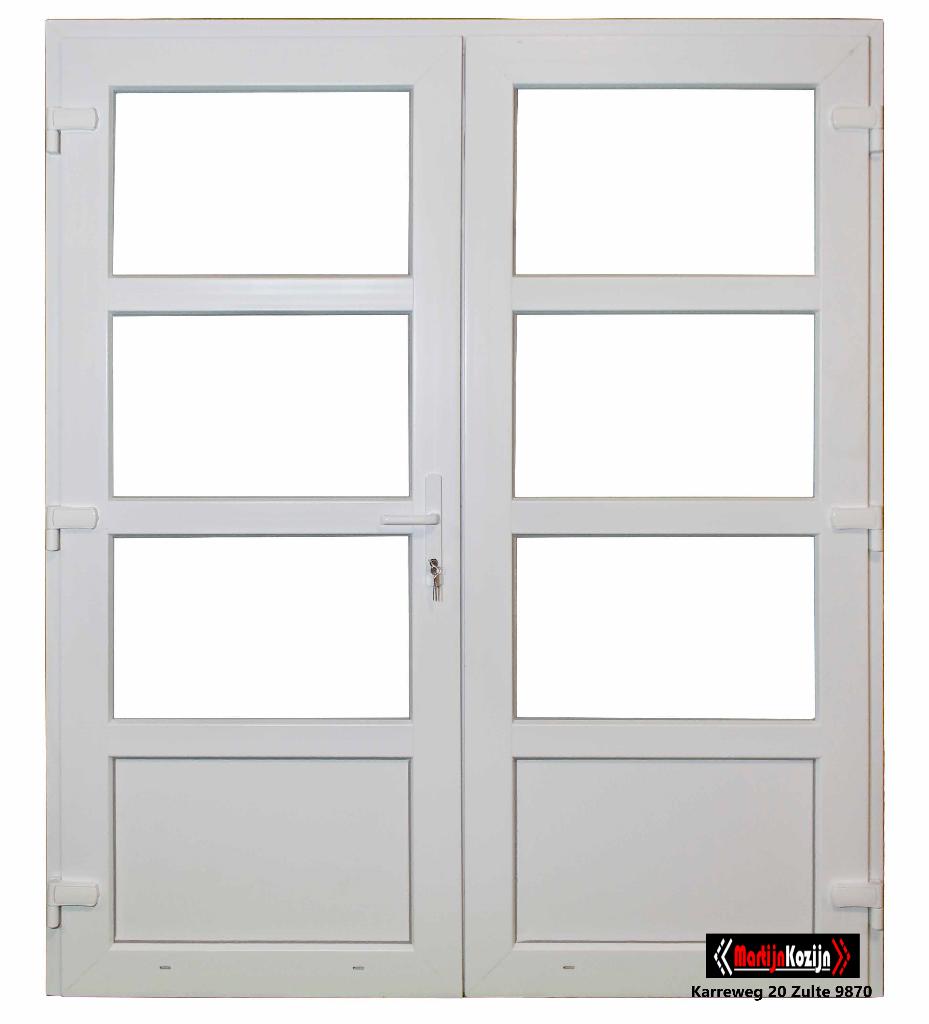 Portes PVC pour garage et abri de jardin directement d stock, Neuf, Porte extérieure, Synthétique, Enlèvement