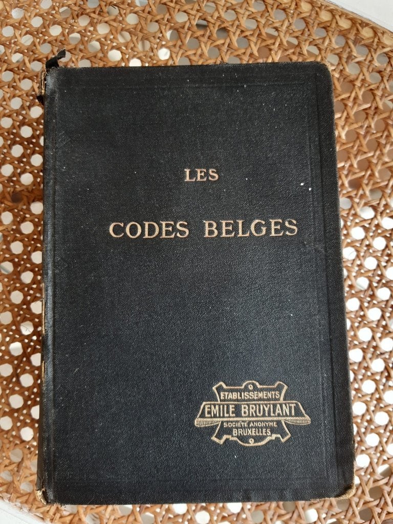 Livre "Les Codes Belges" - 16e édition 1927, Antiquités & Art, Enlèvement ou Envoi