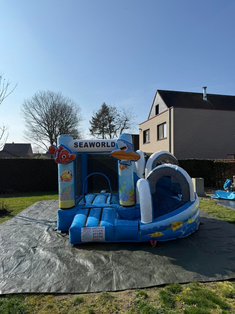 Seaworld springkasteel te koop, Ophalen of Verzenden, Zo goed als nieuw