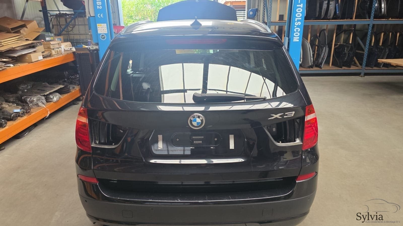 Achterklep Kofferklep BMW X3 F25 Black Saffier met. 475 4100, Arrière, -, Haillon arrière, Utilisé