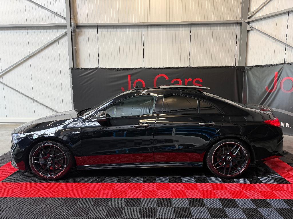 MERCEDES CLA AMG 45 Turbo 4 MATIC/Pano/Star Roof/Red Belts/, Autos, CLA, Achat, Entreprise, Noir