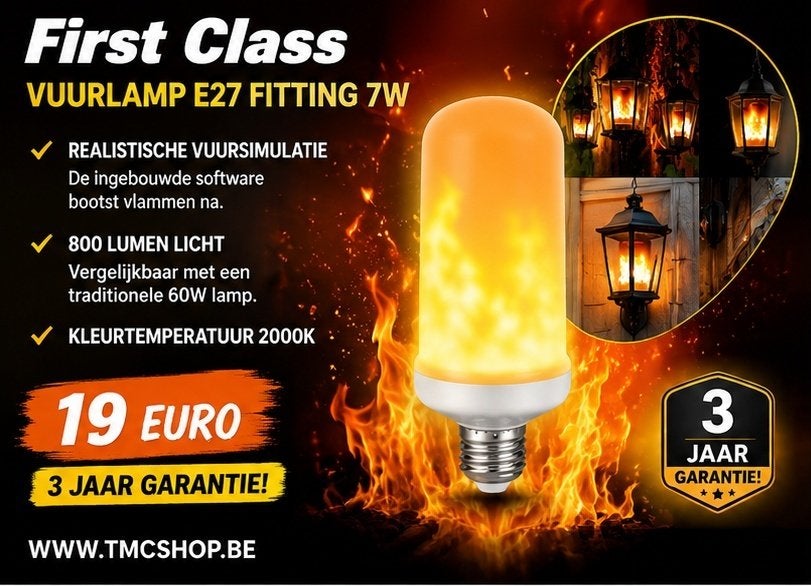 Nouvelle lampe à incendie de première classe E27, raccord 7W, Contacts & Messages