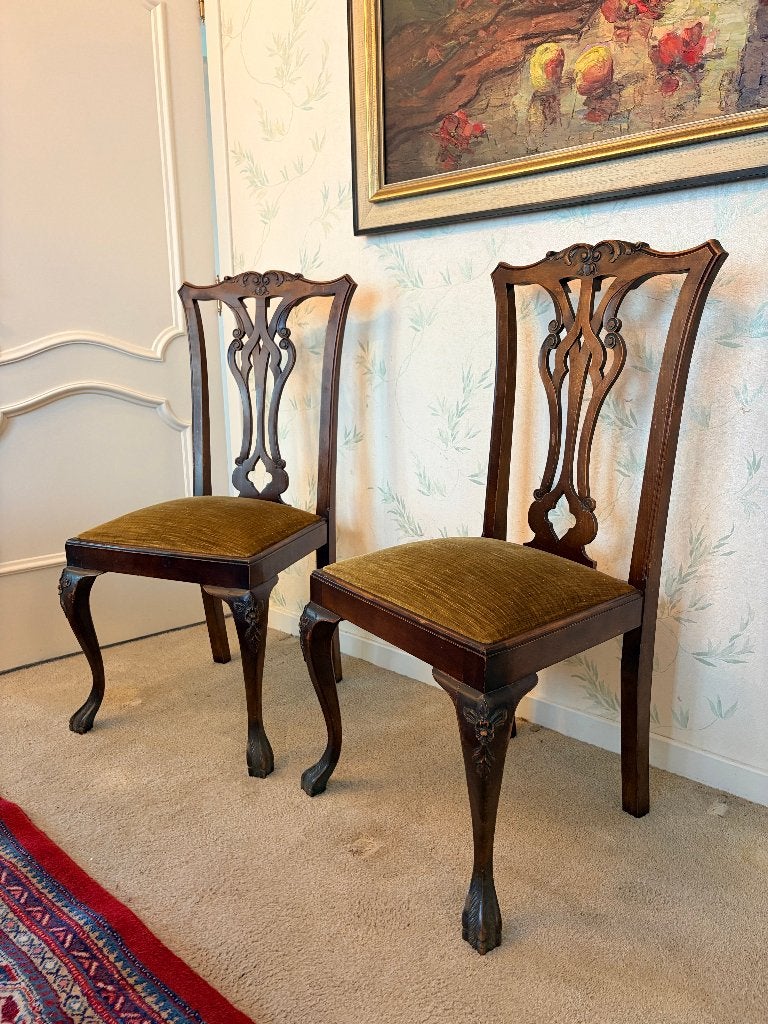 Set van 6 eetkamer stoelen, Huis en Inrichting, Ophalen, Gebruikt, Vijf, Zes of meer stoelen, Hout