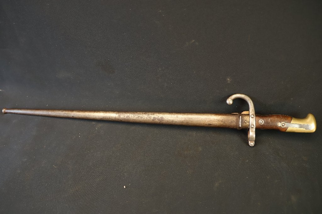 WO1 Franse M1874 Gras bajonet met schede, Verzamelen, Militaria | Algemeen, Ophalen of Verzenden