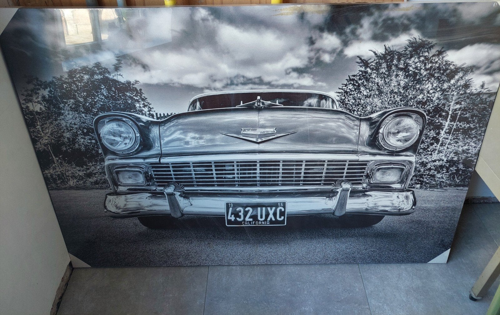 Xxl Canvas Oldtimer 150 x 100 cm, Huis en Inrichting, Ophalen