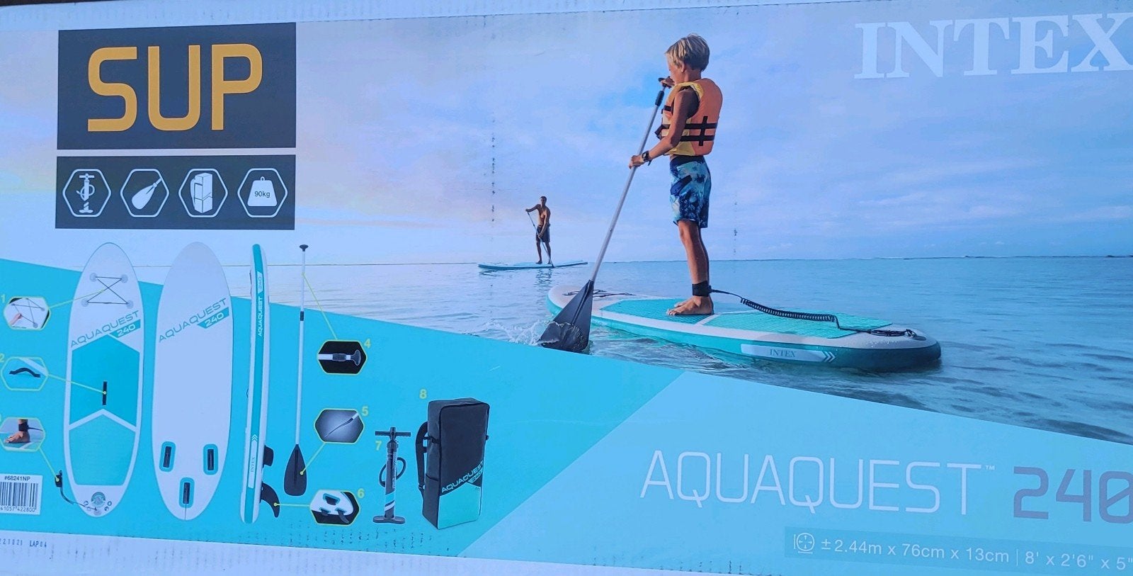 Intex AquaQuest 240 SUP-board te koop, Hobby en Vrije tijd, Modelbouw | Radiografisch | Vliegtuigen, Ophalen of Verzenden
