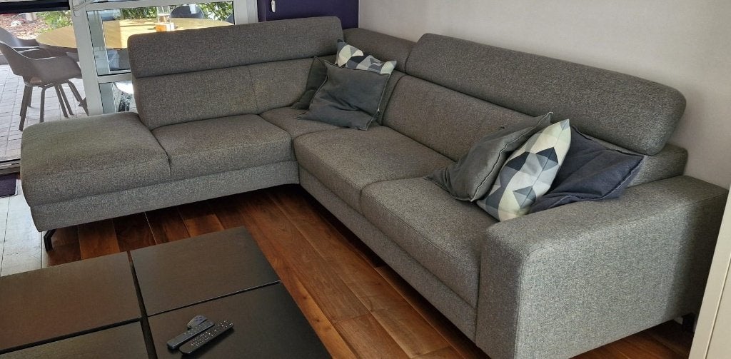 Hoekbank, chaise longue, salontafel, Huis en Inrichting, Ophalen, Gebruikt