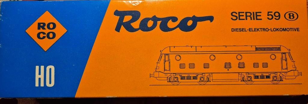 DE Belgische Loc:  SERIE 59 B Roco  schaal HO, Hobby & Loisirs créatifs, Analogique, Comme neuf, Courant continu, Locomotive