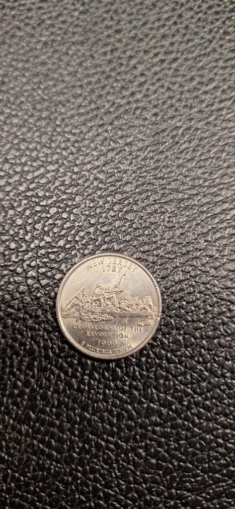 Amerika Quarter dollar 1999 P New-Jersey, Enlèvement ou Envoi