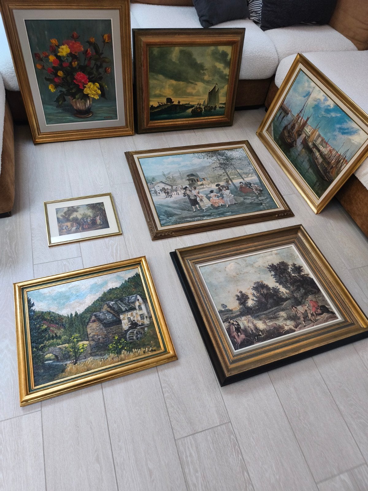peinture, Ophalen