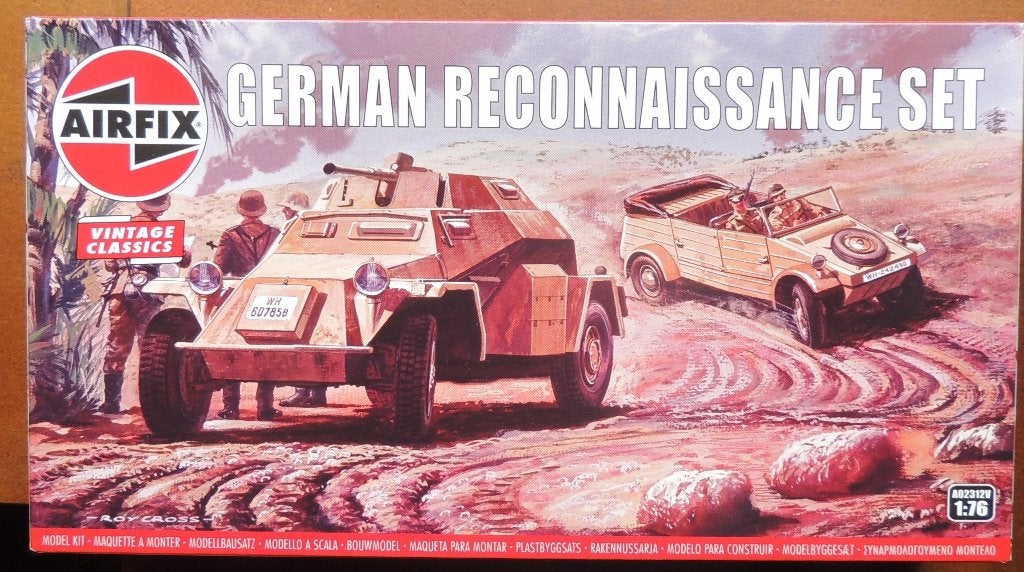 Airfix 1/72 German Reconnaissance set Neuf sous cello, Neuf, 1:50 ou moins, Voiture, Envoi