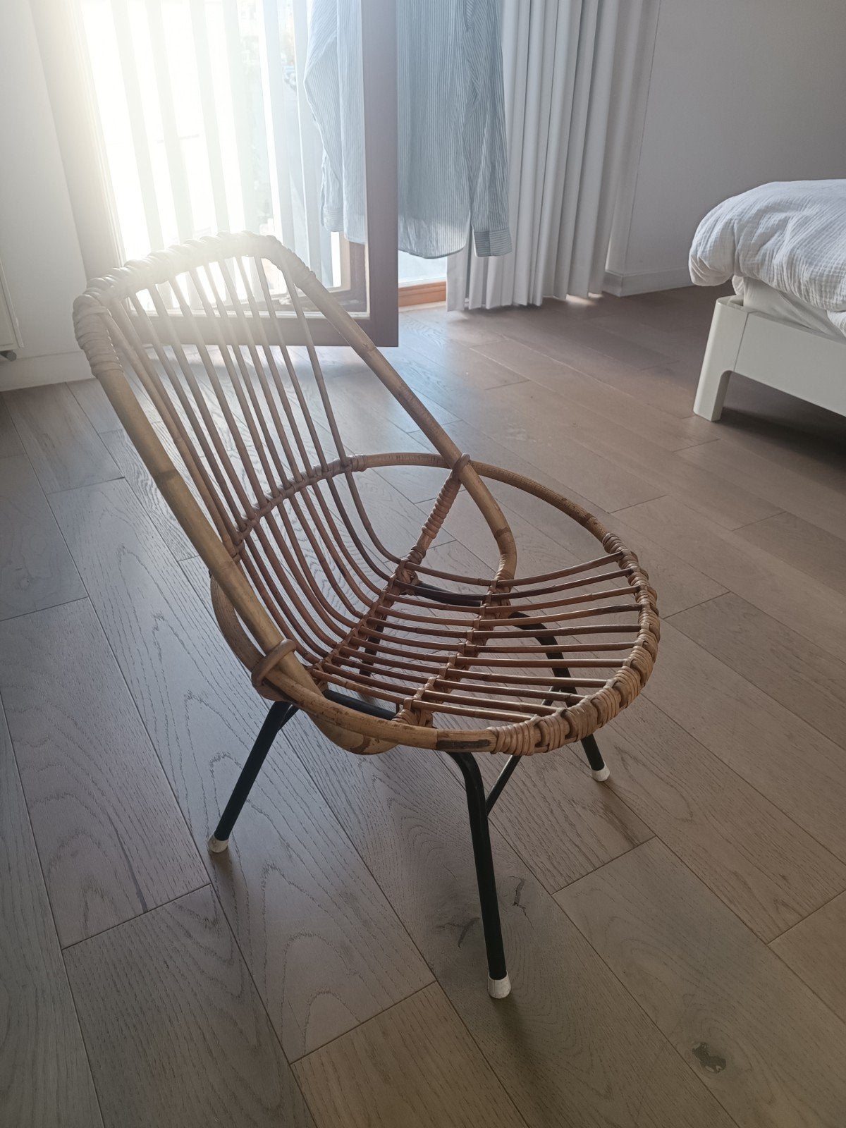 kinderstoel rotan vintage, Kinderen en Baby's, Ophalen