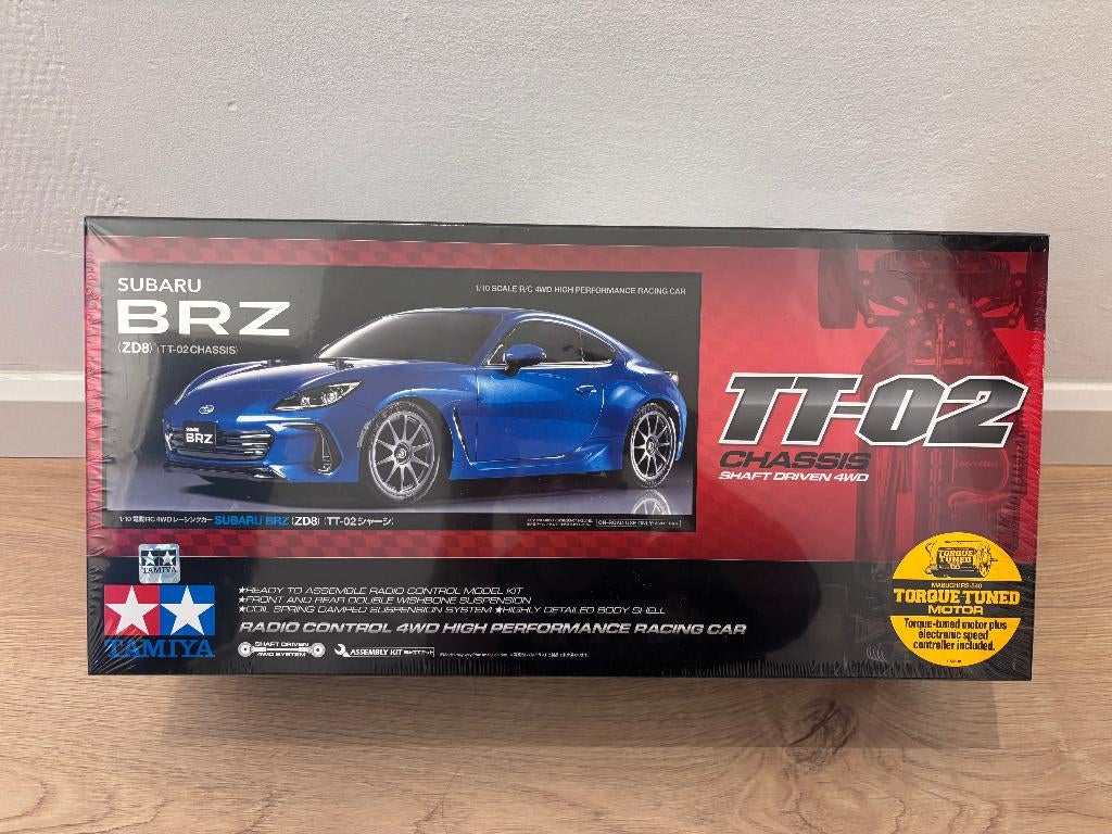 Tamiya TT-02 Subaru BRZ RC #58702 1/10, Échelle 1:10, Enlèvement ou Envoi, Électro, Comme neuf