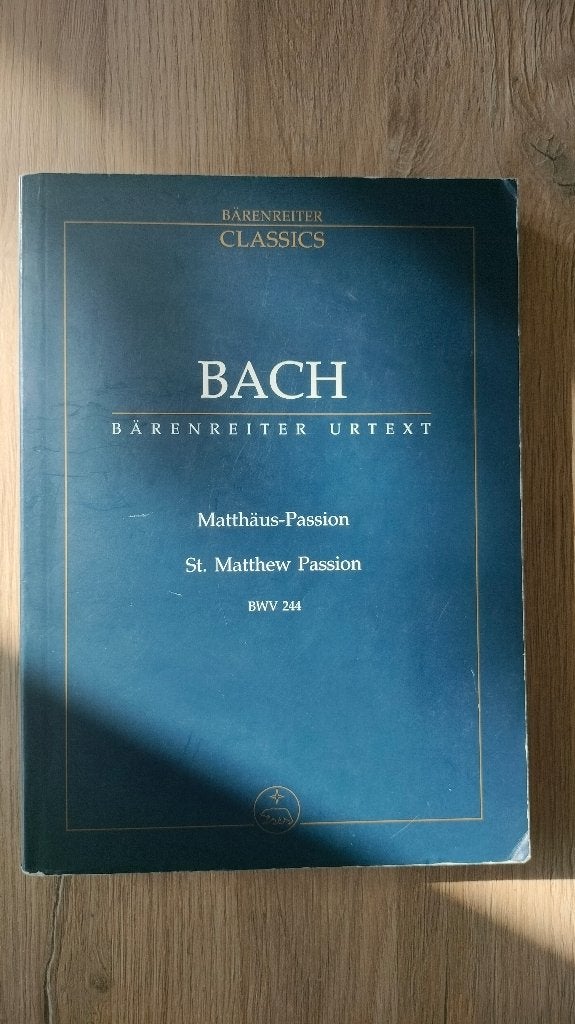 Partituur Bach, Livres, Musique, Enlèvement, Comme neuf