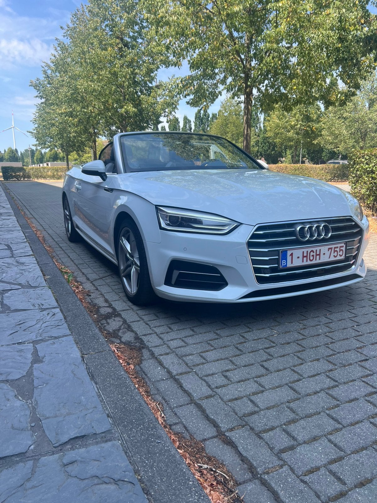 Audi A5 cabriolet, Auto's, 4 cilinders, Cabriolet, Wit, Diesel