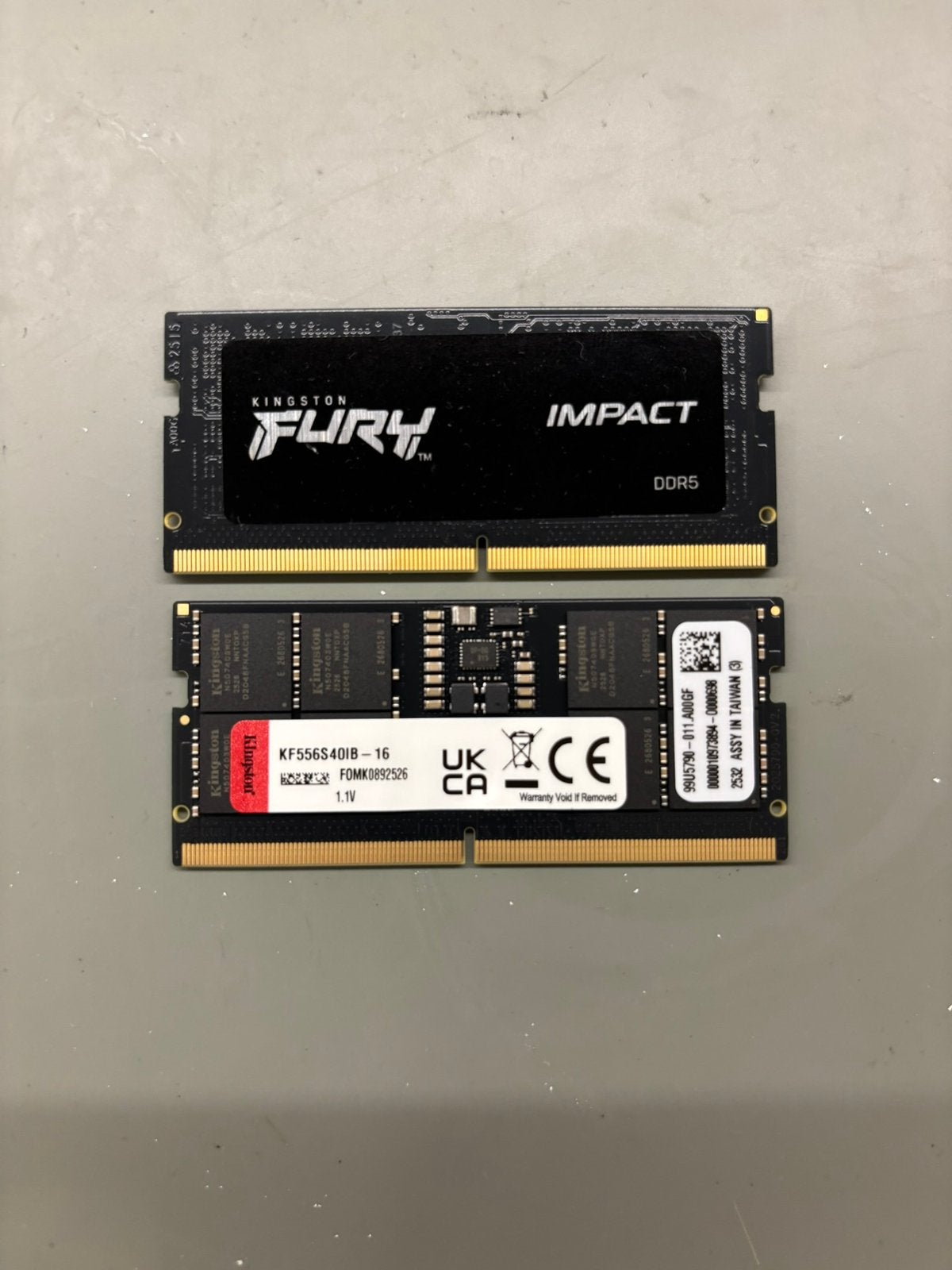 32GB kit kingston Fury DDR5 So-dimm 5600MTs, Computers en Software, RAM geheugen, Ophalen of Verzenden, Zo goed als nieuw, DDR5