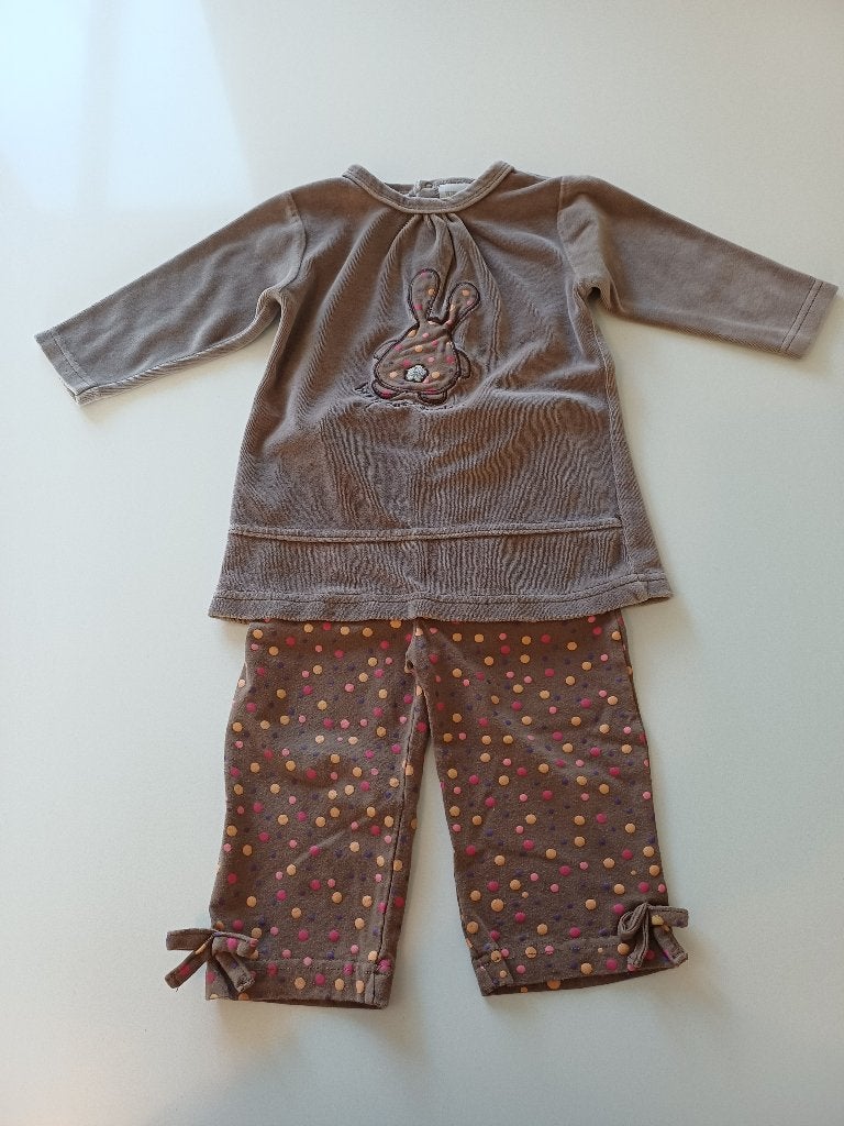 Winterset 'konijn' maat 80 Wiplala, Enfants & Bébés, Vêtements de bébé | Taille 80, Enlèvement ou Envoi, Ensemble, Utilisé, Wiplala