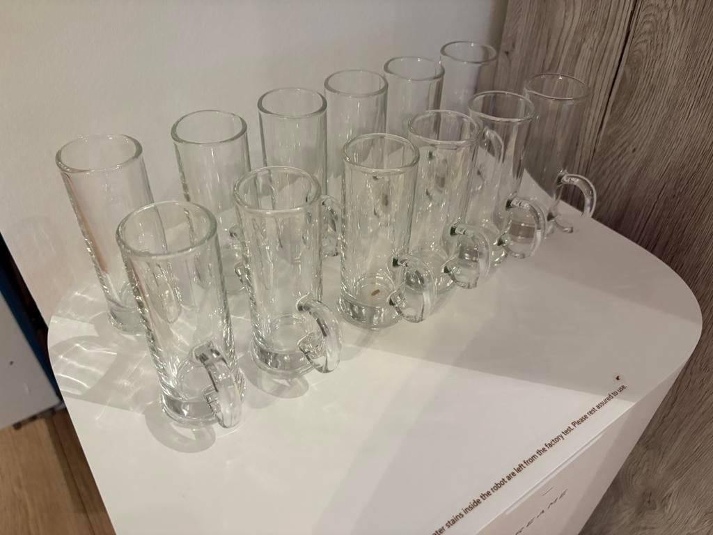 Latte macchiato glazen set (12 stuks) koffieglazen met oor, Enlèvement