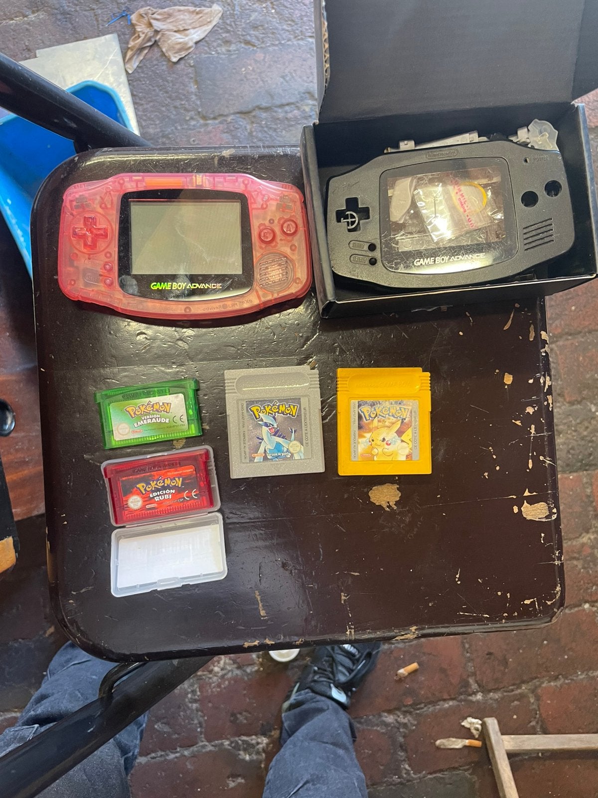 Game boy advence, Games en Spelcomputers, Spelcomputers | Nintendo Game Boy, Ophalen, Gebruikt, Game Boy Advance, Met games