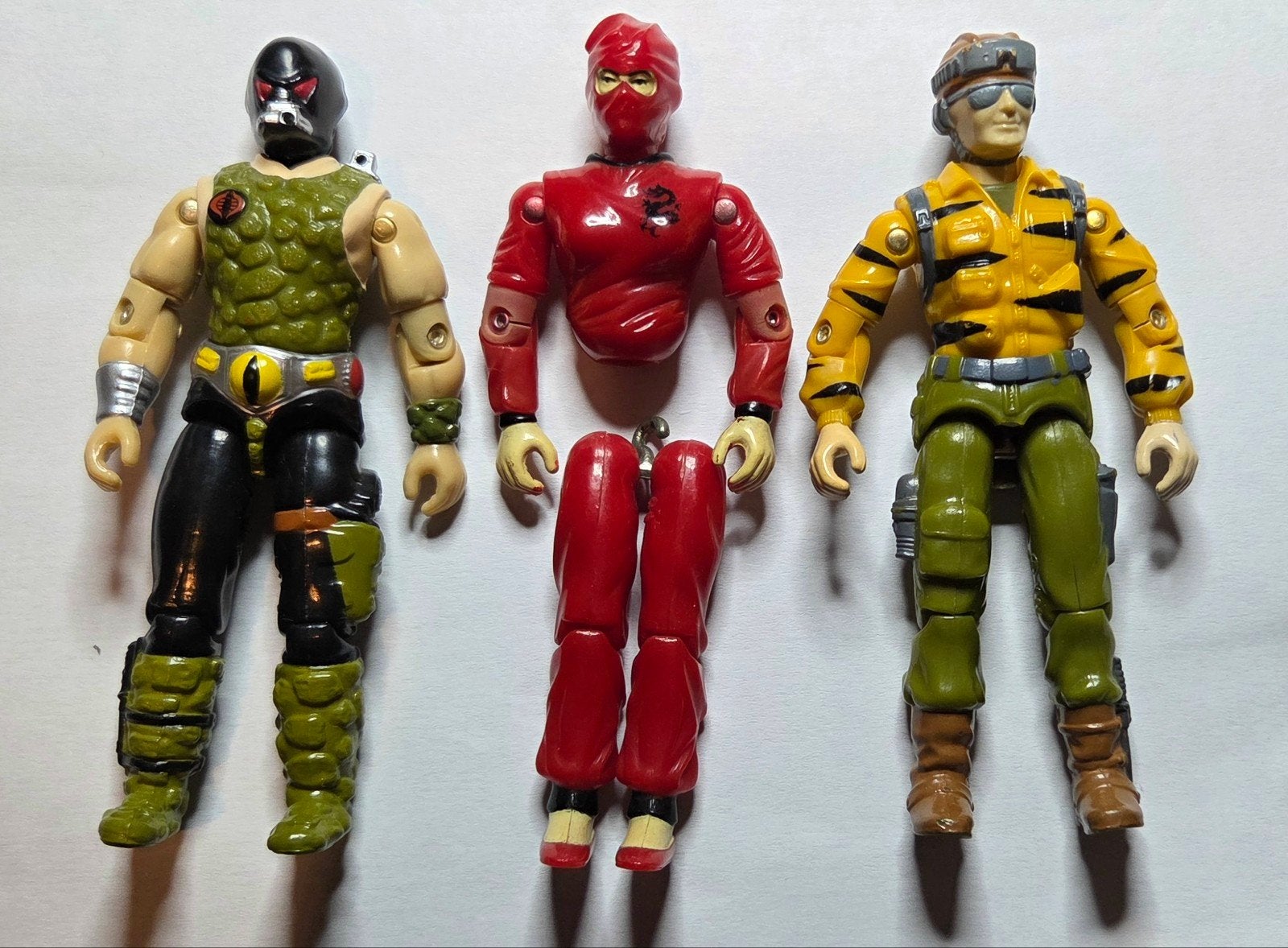 3 Gi joe-Cobra figuren, Collections, Enlèvement ou Envoi, Utilisé