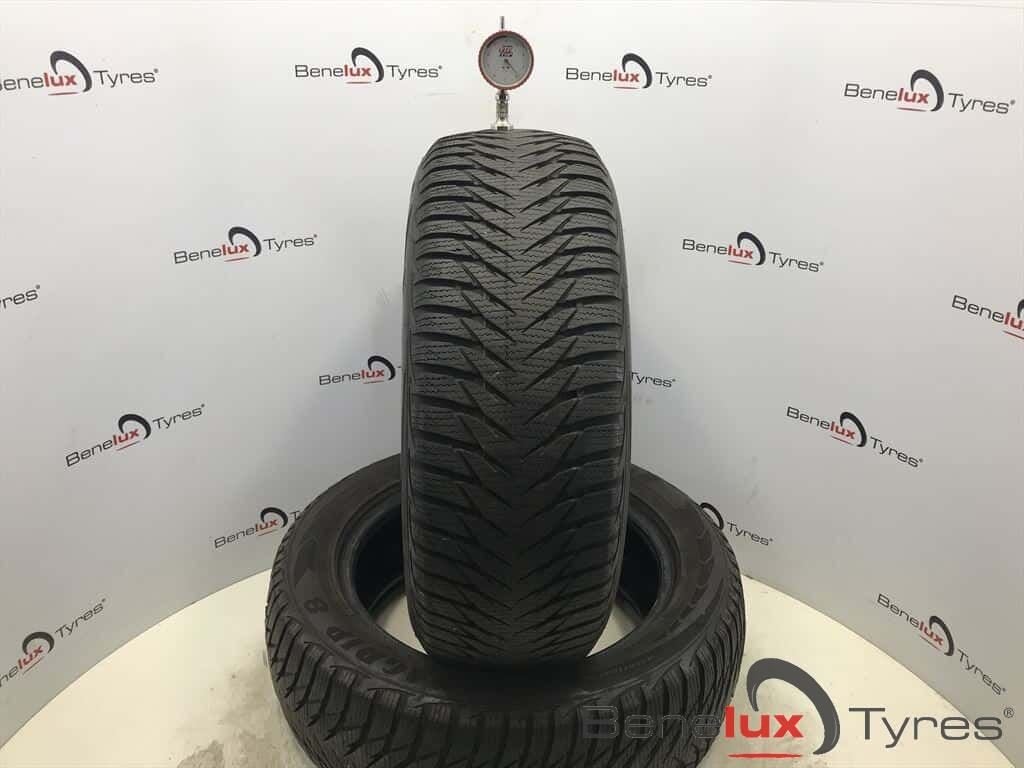 winter 205/55R16 91H Goodyear UltraGrip 205/55 R16 205/55/16, Auto-onderdelen, Banden en Velgen, Ophalen, Gebruikt, -, Band(en)