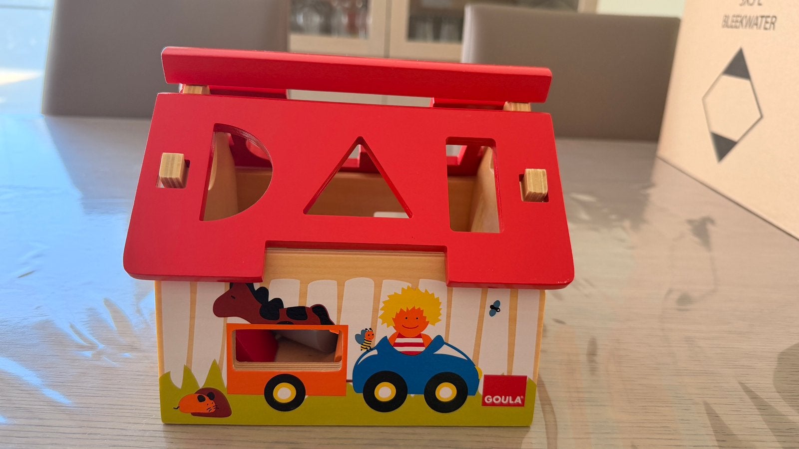 Huisje met blokken, Ophalen of Verzenden, Zo goed als nieuw