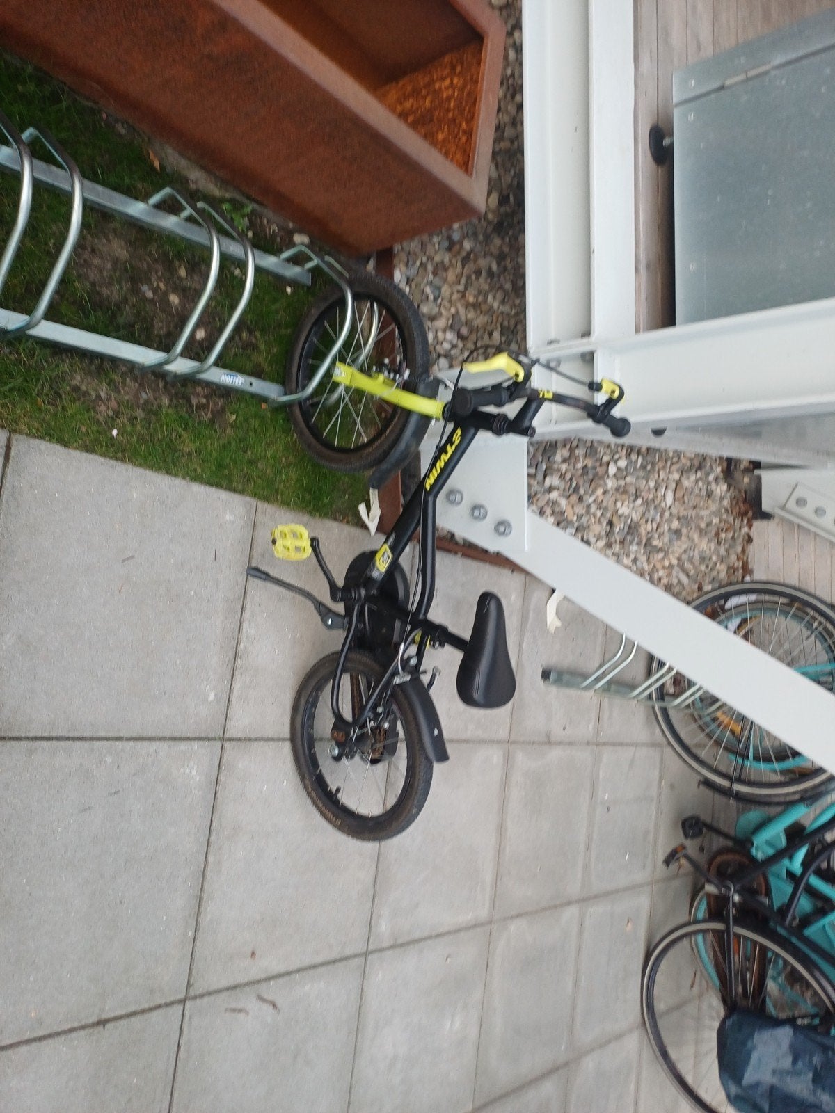 Kinderfiets, Ophalen