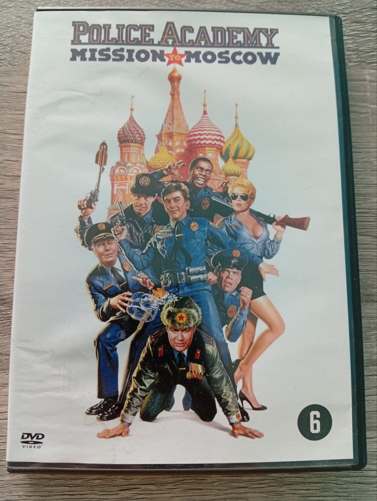 police academy mission Moscow komedie dvd Georges gaynes, Cd's en Dvd's, Italiaans, Ophalen of Verzenden, Zo goed als nieuw, Komedie