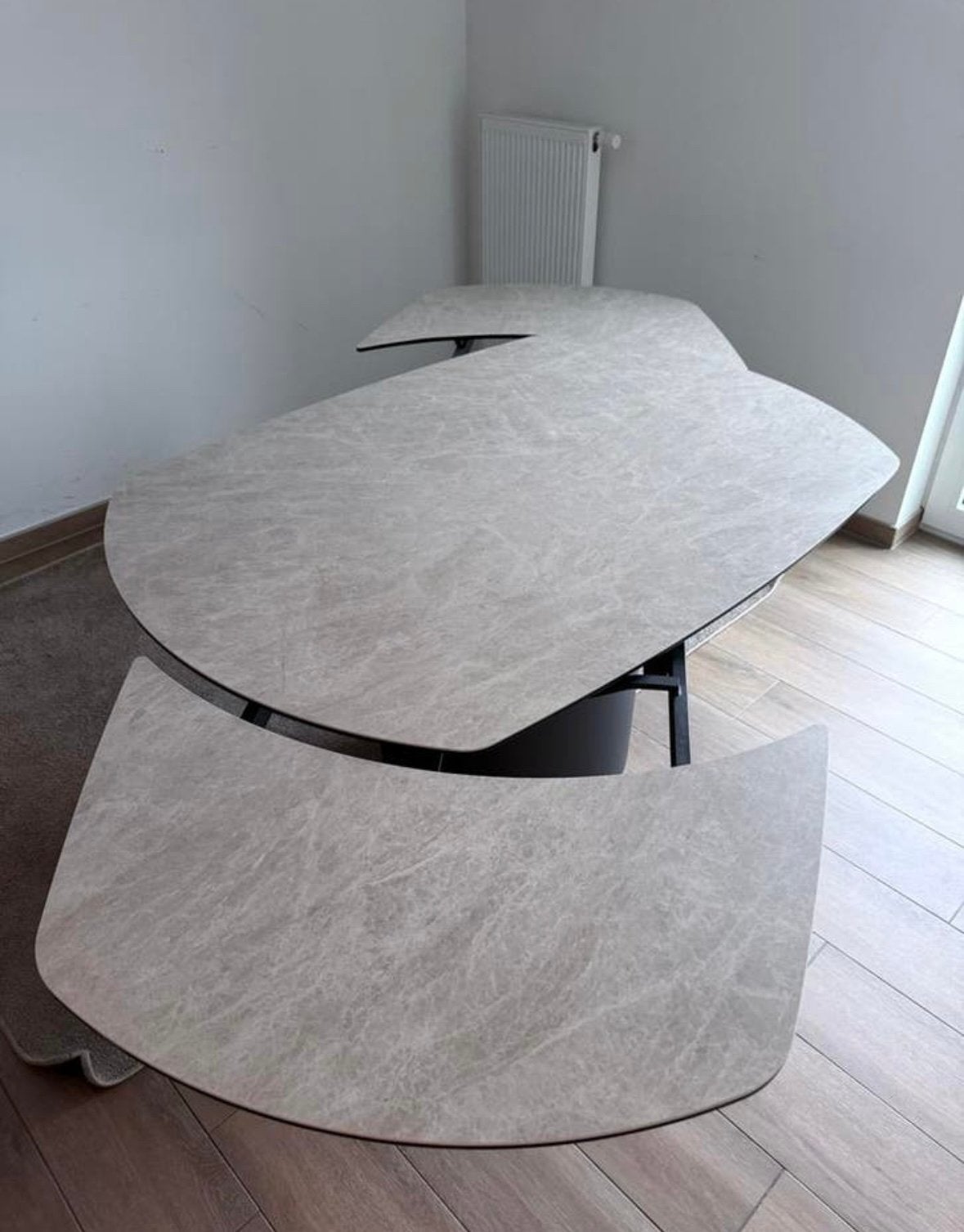 Cerata eettafel uitschuifbaar, keramiek, Ophalen, Zo goed als nieuw