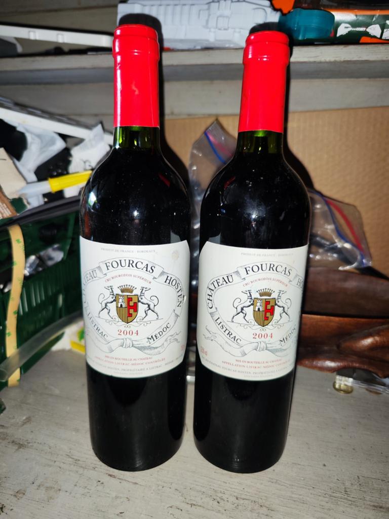 Château Fourcas Hosten 2004 3 bouteilles, Collections, Vins, Enlèvement ou Envoi
