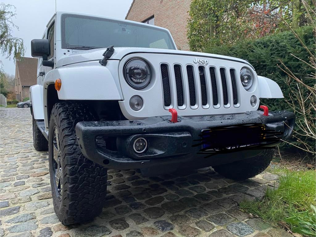 Jeep Wrangler JK 2.8 CRD Sahara – 2018 (EU 6) lichte vracht, Autos, Cuir, Achat, Euro 6, 2 places