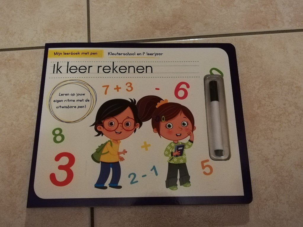 Ik leer rekenen (boekje met uitwisbare stift), Enfants & Bébés, Jouets | Éducatifs & Créatifs, Enlèvement, Comme neuf, Compter