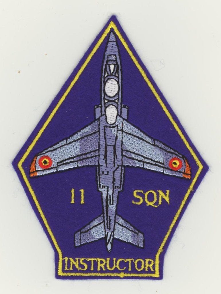 BAF luchtmacht patch 11 squadron AlphaJet Instructor pilot, Verzenden, Luchtmacht, Embleem of Badge