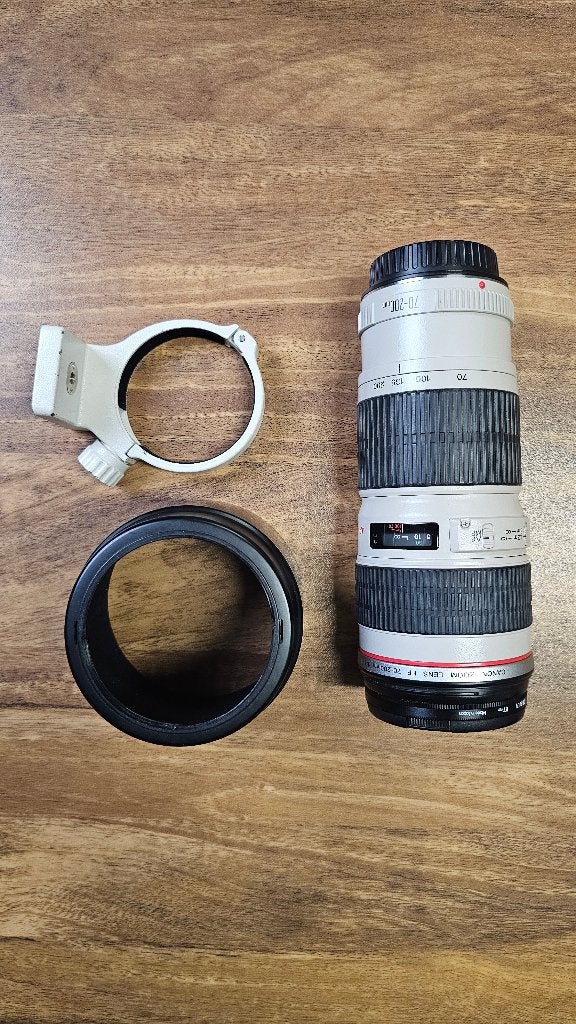 Canon EF 70-200mm f/4L USM, Audio, Tv en Foto, Ophalen, Gebruikt, Canon, Telelens